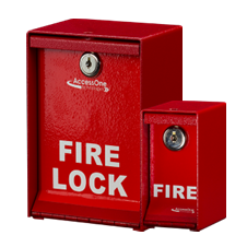 Fire boxes for both Knox locks and padlocks.